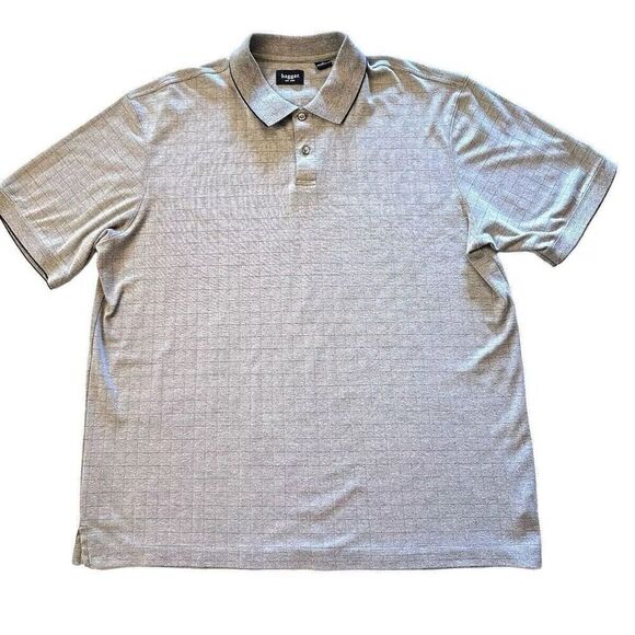 Haggar Other - Haggar Polo shirt Mens XL extra large Lite Grey Textured Golf Active Fast Ship